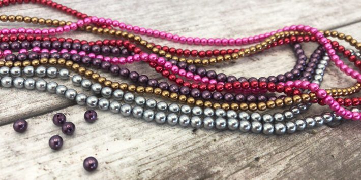 Czech glass pearl beads from Jill Wiseman Designs