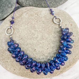 Flirty Fringe & Brick Stitch Earrings Kit, Mint/Blue/Purple - Jill Wiseman  Designs