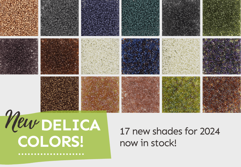 New 2024 Miyuki Delica colors now in stock!