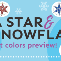 Ma Star and Snowflake Kits - designed by Les Perles Par Puca and created by Jill Wiseman